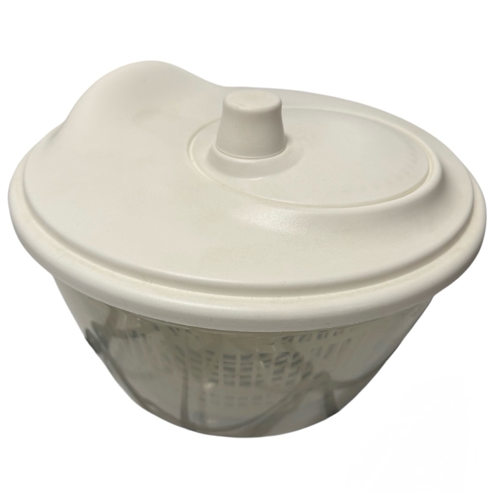 IKEA UPPFYLLD Salad spinner, white